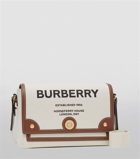 Burberry Horseferry Print Canvas Note Crossbody Bag